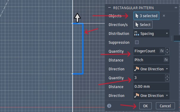 Using the pattern tool to define procedurally generated features